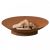 2L Home & Garden vuurschaal 90 cm Roest